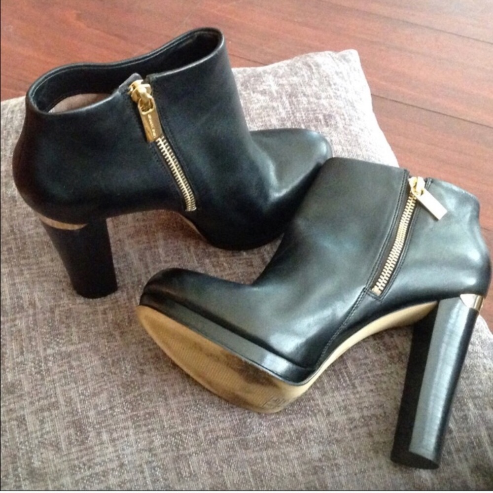Michael Kors Black Heeled Bootie
